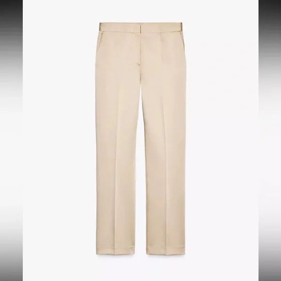 Zara Beige Satin Suit Set - Picture 6 of 6